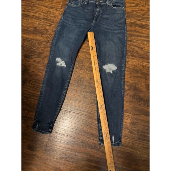 KanCan Jeans Size 11/29 High Rise Skinny Stretch Medium Wash Distressed - Picture 6 of 8